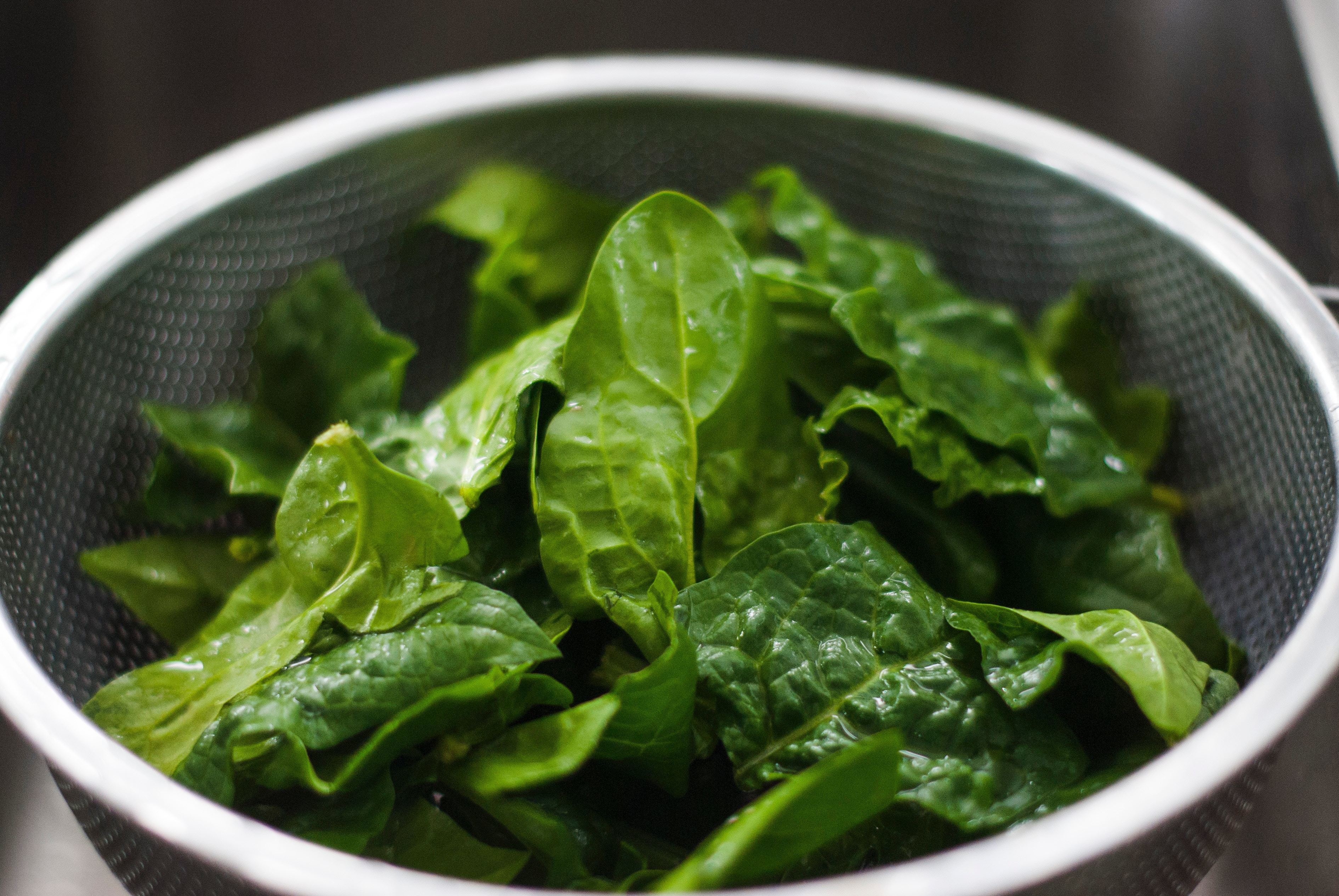 green leafy vegetables