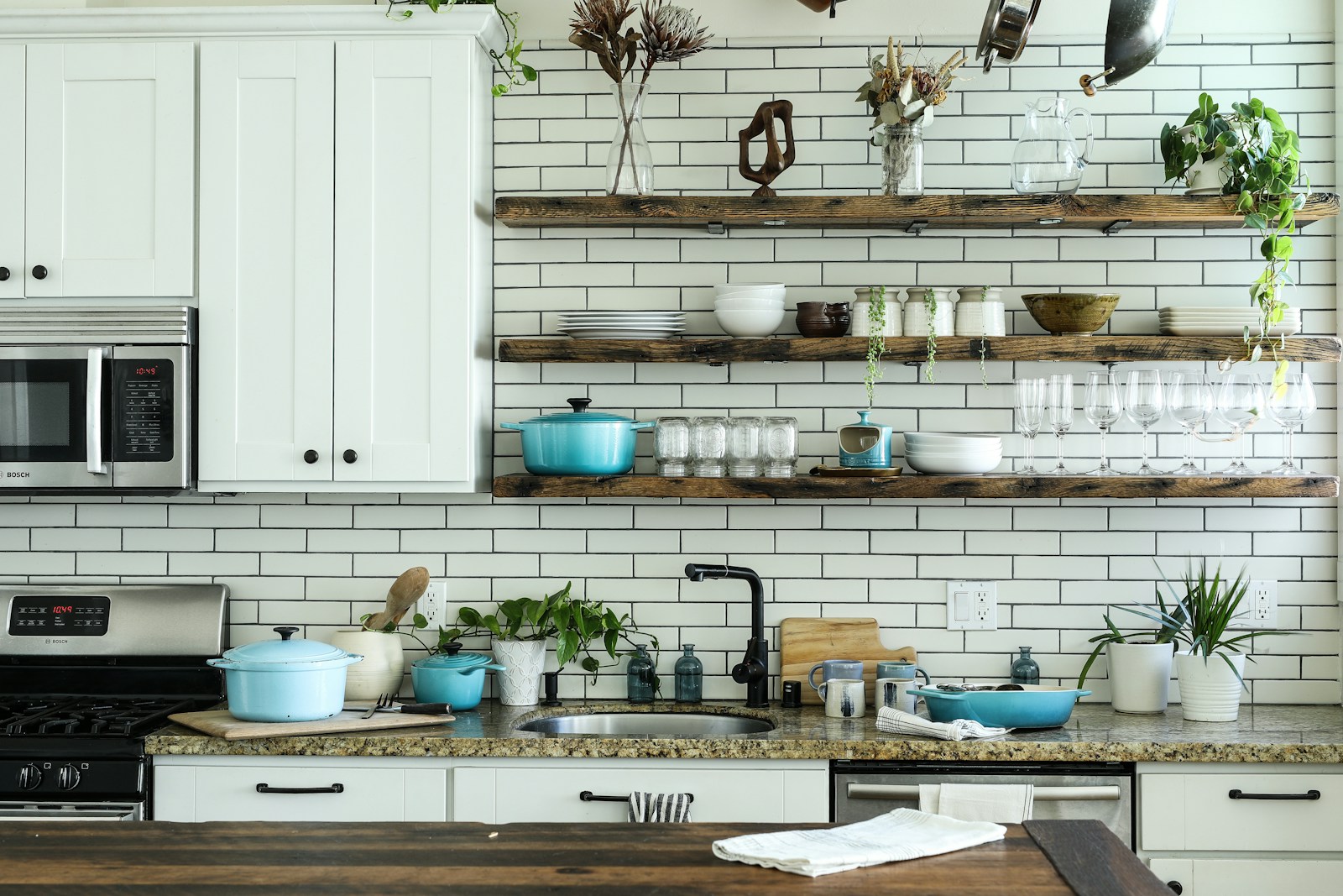 brown wooden shelf - Dangers in Your Kitchen