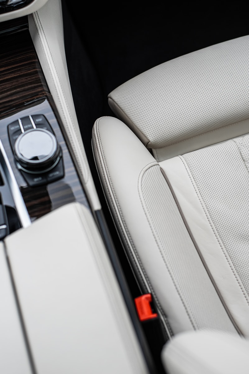 the interior of a car with a control panel Car Mold